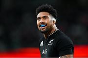 13 November 2021; Ardie Savea of New Zealand during the Autumn Nations Series match between Ireland and New Zealand at Aviva Stadium in Dublin. Photo by Ramsey Cardy/Sportsfile