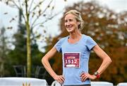14 November 2021; Catherina McKiernan after being the first female finisher during the Remembrance Run 5k Supported by SPAR at the Phoenix Park in Dublin. Photo by Sam Barnes/Sportsfile