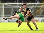 14 November 2021; Colin Brady of Corofin in action against Barry McHugh of Mountbellew Moylough during the Galway County Senior Club Football Championship Final match between Corofin and Mountbellew / Moylough at Pearse Stadium in Galway. Photo by David Fitzgerald/Sportsfile