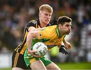 14 November 2021; Martin Farragher of Corofin in action against Colin Ryan of Mountbellew Moyloughl during the Galway County Senior Club Football Championship Final match between Corofin and Mountbellew / Moylough at Pearse Stadium in Galway. Photo by David Fitzgerald/Sportsfile