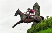 14 November 2021; Michael's Pick, with Conor Orr up, jumps the Glendalough Drop Hedge during the Pigsback.com Risk Of Thunder Steeplechase on day two of the Punchestown Winter Festival at Punchestown Racecourse in Kildare. Photo by Seb Daly/Sportsfile