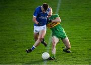 14 November 2021; Luke Plunkett of Tullamore in action against Keith Murphy of Rhode during the Offaly County Senior Club Football Championship Final replay match between Rhode and Tullamore at Bord Na Móna O'Connor Park in Tullamore, Offaly. Photo by Harry Murphy/Sportsfile