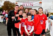 14 November 2021; Participants after finishing the Remembrance Run 5k Supported by SPAR at the Phoenix Park in Dublin. Photo by Sam Barnes/Sportsfile