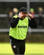 14 November 2021; Mountbellew Moylough manager Val Daly during the Galway County Senior Club Football Championship Final match between Corofin and Mountbellew / Moylough at Pearse Stadium in Galway. Photo by David Fitzgerald/Sportsfile