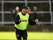 14 November 2021; Mountbellew Moylough manager Val Daly during the Galway County Senior Club Football Championship Final match between Corofin and Mountbellew / Moylough at Pearse Stadium in Galway. Photo by David Fitzgerald/Sportsfile