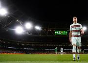 11 November 2021; Diogo Dalot of Portugal during the FIFA World Cup 2022 qualifying group A match between Republic of Ireland and Portugal at the Aviva Stadium in Dublin. Photo by Stephen McCarthy/Sportsfile