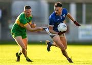 14 November 2021; Aaron Leavy of Tullamore in action against Anton Sullivan of Rhode during the Offaly County Senior Club Football Championship Final replay match between Rhode and Tullamore at Bord Na Móna O'Connor Park in Tullamore, Offaly. Photo by Harry Murphy/Sportsfile