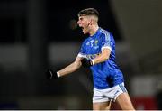 14 November 2021; Niall Devlin of Coalisland celebrates after kicking a point during the Tyrone County Senior Club Football Championship Final match between Coalisland and Dromore at O’Neills Healy Park in Omagh, Tyrone. Photo by Ramsey Cardy/Sportsfile