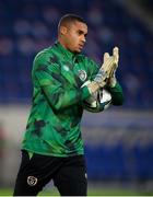 14 November 2021; Republic of Ireland goalkeeper Gavin Bazunu before the FIFA World Cup 2022 qualifying group A match between Luxembourg and Republic of Ireland at Stade de Luxembourg in Luxembourg. Photo by Stephen McCarthy/Sportsfile