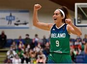 14 November 2021; Grainne Dwyer of Ireland celebrates a basket scored by team-mate Anna Kelly during the FIBA Women's EuroBasket 2023 Qualifier Group I match between Ireland and Czech Republic at National Basketball Arena in Tallaght, Dublin. Photo by Brendan Moran/Sportsfile