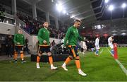 14 November 2021; Callum Robinson of Republic of Ireland before the FIFA World Cup 2022 qualifying group A match between Luxembourg and Republic of Ireland at Stade de Luxembourg in Luxembourg. Photo by Stephen McCarthy/Sportsfile