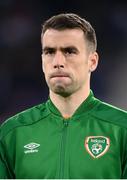 14 November 2021; Seamus Coleman of Republic of Ireland before the FIFA World Cup 2022 qualifying group A match between Luxembourg and Republic of Ireland at Stade de Luxembourg in Luxembourg. Photo by Stephen McCarthy/Sportsfile