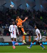 14 November 2021; Adam Idah of Republic of Ireland during the FIFA World Cup 2022 qualifying group A match between Luxembourg and Republic of Ireland at Stade de Luxembourg in Luxembourg. Photo by Stephen McCarthy/Sportsfile