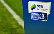 13 November 2021; Signage and branding before the SSE Airtricity Women's National League match between Peamount United and Galway WFC at PLR Park in Greenogue, Dublin. Photo by Sam Barnes/Sportsfile