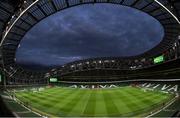 11 November 2021; A general view inside the stadium before the FIFA World Cup 2022 qualifying group A match between Republic of Ireland and Portugal at the Aviva Stadium in Dublin. Photo by Harry Murphy/Sportsfile