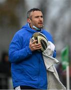 12 November 2021; Leinster U20 assistant coach Aaron Dundon before the A Interprovincial match between Ulster A and Leinster A at Banbridge RFC in Banbridge, Down. Photo by Harry Murphy/Sportsfile