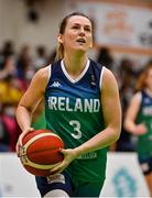 14 November 2021; Michelle Clarke of Ireland during the FIBA Women's EuroBasket 2023 Qualifier Group I match between Ireland and Czech Republic at National Basketball Arena in Tallaght, Dublin. Photo by Brendan Moran/Sportsfile