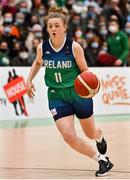 14 November 2021; Edel Thornton of Ireland during the FIBA Women's EuroBasket 2023 Qualifier Group I match between Ireland and Czech Republic at National Basketball Arena in Tallaght, Dublin. Photo by Brendan Moran/Sportsfile