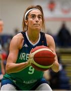14 November 2021; Grainne Dwyer of Ireland during the FIBA Women's EuroBasket 2023 Qualifier Group I match between Ireland and Czech Republic at National Basketball Arena in Tallaght, Dublin. Photo by Brendan Moran/Sportsfile