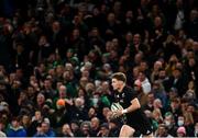 13 November 2021; Jordie Barrett of New Zealand during the Autumn Nations Series match between Ireland and New Zealand at Aviva Stadium in Dublin. Photo by David Fitzgerald/Sportsfile