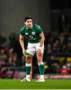 13 November 2021; Joey Carbery of Ireland watches his penalty during the Autumn Nations Series match between Ireland and New Zealand at Aviva Stadium in Dublin. Photo by David Fitzgerald/Sportsfile