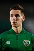 12 November 2021; Conor Noss of Republic of Ireland during the UEFA European U21 Championship qualifying group A match between Republic of Ireland and Italy at Tallaght Stadium in Dublin. Photo by Eóin Noonan/Sportsfile