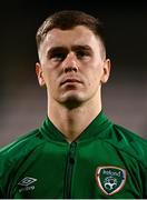 12 November 2021; Republic of Ireland goalkeeper Brian Maher during the UEFA European U21 Championship qualifying group A match between Republic of Ireland and Italy at Tallaght Stadium in Dublin. Photo by Eóin Noonan/Sportsfile