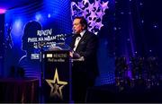 13 November 2021; MC Marty Morrissey during the TG4 Ladies Football All Stars Awards banquet, in association with Lidl, at the Bonnington Hotel, Dublin. Photo by Brendan Moran/Sportsfile