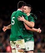 13 November 2021; James Ryan, left, and Jonathan Sexton of Ireland after during the Autumn Nations Series match between Ireland and New Zealand at Aviva Stadium in Dublin. Photo by Brendan Moran/Sportsfile