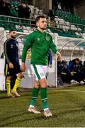 16 November 2021; Lee O'Connor of Republic of Ireland before the UEFA European U21 Championship qualifying group A match between Republic of Ireland and Sweden at Tallaght Stadium in Dublin. Photo by Seb Daly/Sportsfile