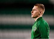 16 November 2021; Ross Tierney of Republic of Ireland during the UEFA European U21 Championship qualifying group A match between Republic of Ireland and Sweden at Tallaght Stadium in Dublin. Photo by Seb Daly/Sportsfile