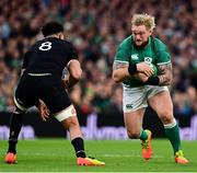 13 November 2021; Andrew Porter of Ireland in action against Ardie Savea of New Zealand during the Autumn Nations Series match between Ireland and New Zealand at Aviva Stadium in Dublin. Photo by Brendan Moran/Sportsfile