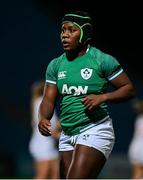12 November 2021; Linda Djougang of Ireland during the Autumn Test Series match between Ireland and USA at RDS Arena in Dublin. Photo by Brendan Moran/Sportsfile