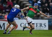 14 November 2021; John McGrath of Loughmore/Castleiney is tackled by Pádraic Maher of Thurles Sarsfields during the Tipperary County Senior Club Hurling Championship Final match between Thurles Sarsfields and Loughmore/Castleiney at Semple Stadium in Thurles, Tipperary. Photo by Piaras Ó Mídheach/Sportsfile