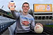 18 November 2021; Avonmore Protein Milk are teaming up with Dublin footballer Brian Fenton and Kilkenny hurler Eoin Murphy, to launch the new Avonmore Pro-Oats product. Fenton and Murphy who have nine All-Ireland Championship medals between them were representing the Gaelic Players Association, of whom along with the GAA, Avonmore Protein Milk are a long-standing supporter. In attendance at the launch is Dublin footballer Brian Fenton at Croke Park in Dublin. Photo by Sam Barnes/Sportsfile