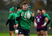 18 November 2021; Luke McGrath during Ireland rugby squad training at Carton House in Maynooth, Kildare. Photo by Brendan Moran/Sportsfile