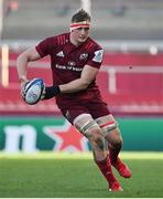 3 April 2021; Gavin Coombes of Munster during the Heineken Champions Cup Round of 16 match between Munster and Toulouse at Thomond Park in Limerick. Photo by Brendan Moran/Sportsfile