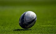 3 April 2021; A Heineken Champions rugby ball during the Heineken Champions Cup Round of 16 match between Munster and Toulouse at Thomond Park in Limerick. Photo by Brendan Moran/Sportsfile