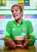 19 November 2021; Manager Vera Pauw during a Republic of Ireland Women squad announcement at FAI Headquarters in Abbotstown, Dublin. Photo by Stephen McCarthy/Sportsfile