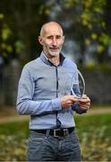 19 November 2021; John Mullin with his award for first place in the sport men's race during the 2021 Continental Tyres National Adventure Race Series Awards at Johnstown House in Enfield, Meath.The winners of the 2021 Continental Tyres National Adventure Race Series have been honoured, after a pandemic-enforced hiatus in 2020. The 12 prize winners in both the male and female series, including expert and sport categories, took part in five of Ireland’s most challenging adventure races to claim a podium finish in this year’s Series. Ellen Vitting of Kerry won the 2021 Expert Women category, while Sebastien Giraud of Dublin triumphed in the Expert Men category. In the Sport category, meanwhile, Niamh Cleary of Meath won the women’s race, with John Mullin of Mayo victorious in the men’s series. The popular adventure race series returned in September this year after being postponed due to the covid pandemic in 2020 and includes two competition categories (expert/sport) for female and male competitors. The top three winners in each category male and female (12 total) each received a mix of fantastic prizes for their efforts including a BestDrive by Continental car tyre voucher, a pair of premium Continental GP5000 road bike tyres and trail shoes with Continental’s rubber soles, ideal for more challenging trail running conditions from adidas footwear. For more on the series and to learn more about adventure racing in Ireland visit, www.adventureracing.ie. Photo by David Fitzgerald/Sportsfile