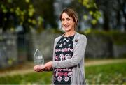 19 November 2021; Laura O'Driscoll with her award for second place in the expert women's race during the 2021 Continental Tyres National Adventure Race Series Awards at Johnstown House in Enfield, Meath. The winners of the 2021 Continental Tyres National Adventure Race Series have been honoured, after a pandemic-enforced hiatus in 2020. The 12 prize winners in both the male and female series, including expert and sport categories, took part in five of Ireland’s most challenging adventure races to claim a podium finish in this year’s Series. Ellen Vitting of Kerry won the 2021 Expert Women category, while Sebastien Giraud of Dublin triumphed in the Expert Men category. In the Sport category, meanwhile, Niamh Cleary of Meath won the women’s race, with John Mullin of Mayo victorious in the men’s series. The popular adventure race series returned in September this year after being postponed due to the covid pandemic in 2020 and includes two competition categories (expert/sport) for female and male competitors. The top three winners in each category male and female (12 total) each received a mix of fantastic prizes for their efforts including a BestDrive by Continental car tyre voucher, a pair of premium Continental GP5000 road bike tyres and trail shoes with Continental’s rubber soles, ideal for more challenging trail running conditions from adidas footwear. For more on the series and to learn more about adventure racing in Ireland visit, www.adventureracing.ie. Photo by David Fitzgerald/Sportsfile