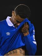 19 November 2021; Jamal Dupree of Waterford after the SSE Airtricity League Premier Division match between Waterford and St Patrick's Athletic at the RSC in Waterford. Photo by Eóin Noonan/Sportsfile