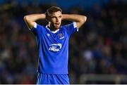 19 November 2021; George Forrest of Waterford reacts during the SSE Airtricity League Premier Division match between Waterford and St Patrick's Athletic at the RSC in Waterford. Photo by Eóin Noonan/Sportsfile