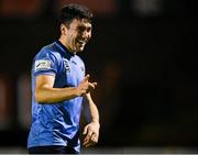 19 November 2021; Liam Kerrigan of UCD celebrates after his side's victory in the SSE Airtricity League First Division Play-Off Final match between Bray Wanderers and UCD at Dalymount Park in Dublin. Photo by Piaras Ó Mídheach/Sportsfile