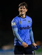 19 November 2021; Colm Whelan of UCD celebrates after his side's victory in the SSE Airtricity League First Division Play-Off Final match between Bray Wanderers and UCD at Dalymount Park in Dublin. Photo by Piaras Ó Mídheach/Sportsfile