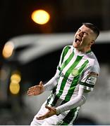 19 November 2021; Ryan Graydon of Bray Wanderers reacts after a missed chance during the SSE Airtricity League First Division Play-Off Final match between Bray Wanderers and UCD at Dalymount Park in Dublin. Photo by Piaras Ó Mídheach/Sportsfile