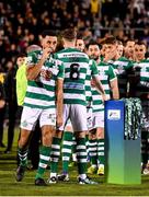 19 November 2021; Roberto Lopes of Shamrock Rovers kisses his medal before his side were presented with the SSE Airtricity League Premier Division trophy after their match against Drogheda United at Tallaght Stadium in Dublin. Photo by Seb Daly/Sportsfile