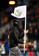 19 November 2021; A Shamrock Rovers supporter celebrates on the pitch after the SSE Airtricity League Premier Division match between Shamrock Rovers and Drogheda United at Tallaght Stadium in Dublin. Photo by Seb Daly/Sportsfile