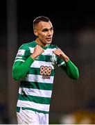 19 November 2021; Graham Burke of Shamrock Rovers celebrates at the final whistle after the SSE Airtricity League Premier Division match between Shamrock Rovers and Drogheda United at Tallaght Stadium in Dublin. Photo by Seb Daly/Sportsfile