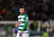 19 November 2021; Danny Mandroiu of Shamrock Rovers during the SSE Airtricity League Premier Division match between Shamrock Rovers and Drogheda United at Tallaght Stadium in Dublin. Photo by Seb Daly/Sportsfile